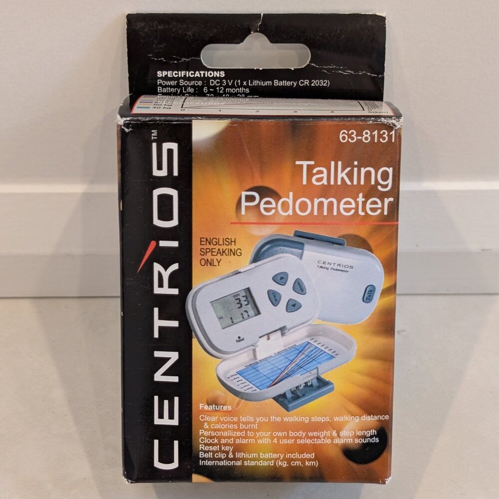 Centrios Talking Pedometer